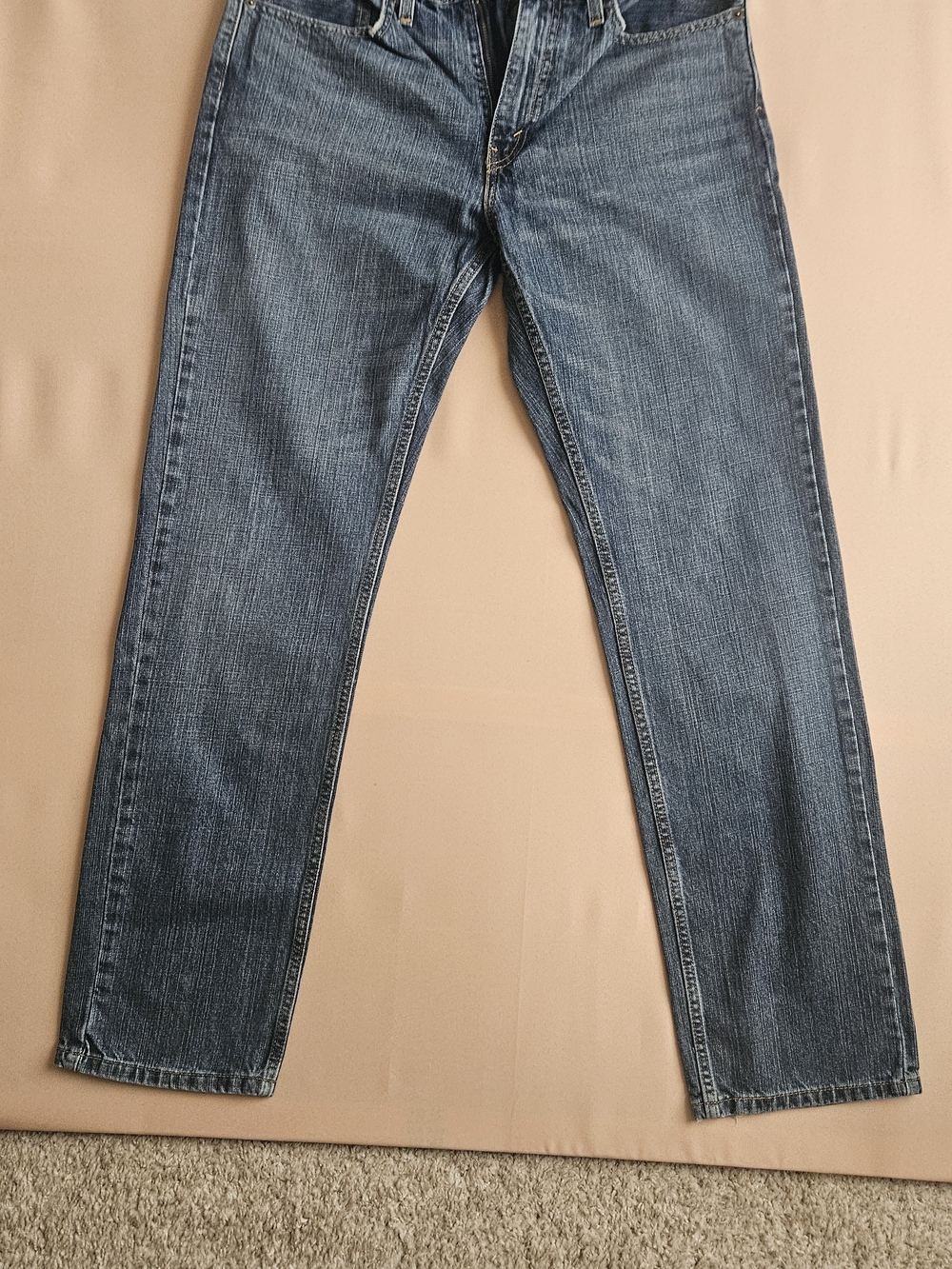 Levi's Men's Straight-Leg Denim Jeans in Mid Blue